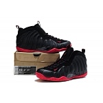 Nike Air Foamposite Black/Red Sneakers For Men  in 53859