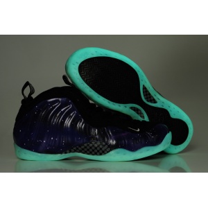 $65.00,Nike Air Foamposite One Galaxy Glowing In The Dark  For Men in 60778