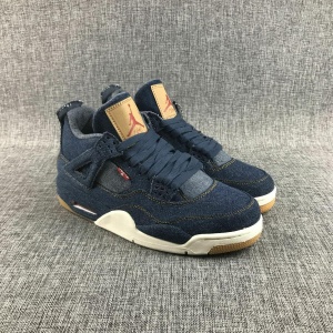 $58.00,2018 New Air Jordan Retro 4 X Levis Sneakers For Men in 178671