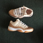 2018 New Air Jordan Retro 11 Rose Gold Sneakers For Women in 185165, cheap Jordan 11 For Women