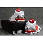 2018 New Jordan Retro 3 Sneakers For Men in 188328, cheap Jordan3