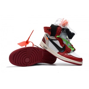 $59.00,2018 New Air Jordan Retro 1 X Off White Sneakers For Men in 188692