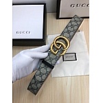 2018 New Gucci 3.8cm Width Belts For Men# 191387