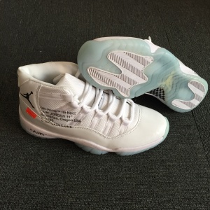 $58.00,2018 New Cheap Air Jordan Retro 11 X Off White Sneakers For Women in 192301