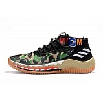 2018 New Cheap Bape x Damian Lillard Sneakers For Men in 193198, cheap Adidas Shoes