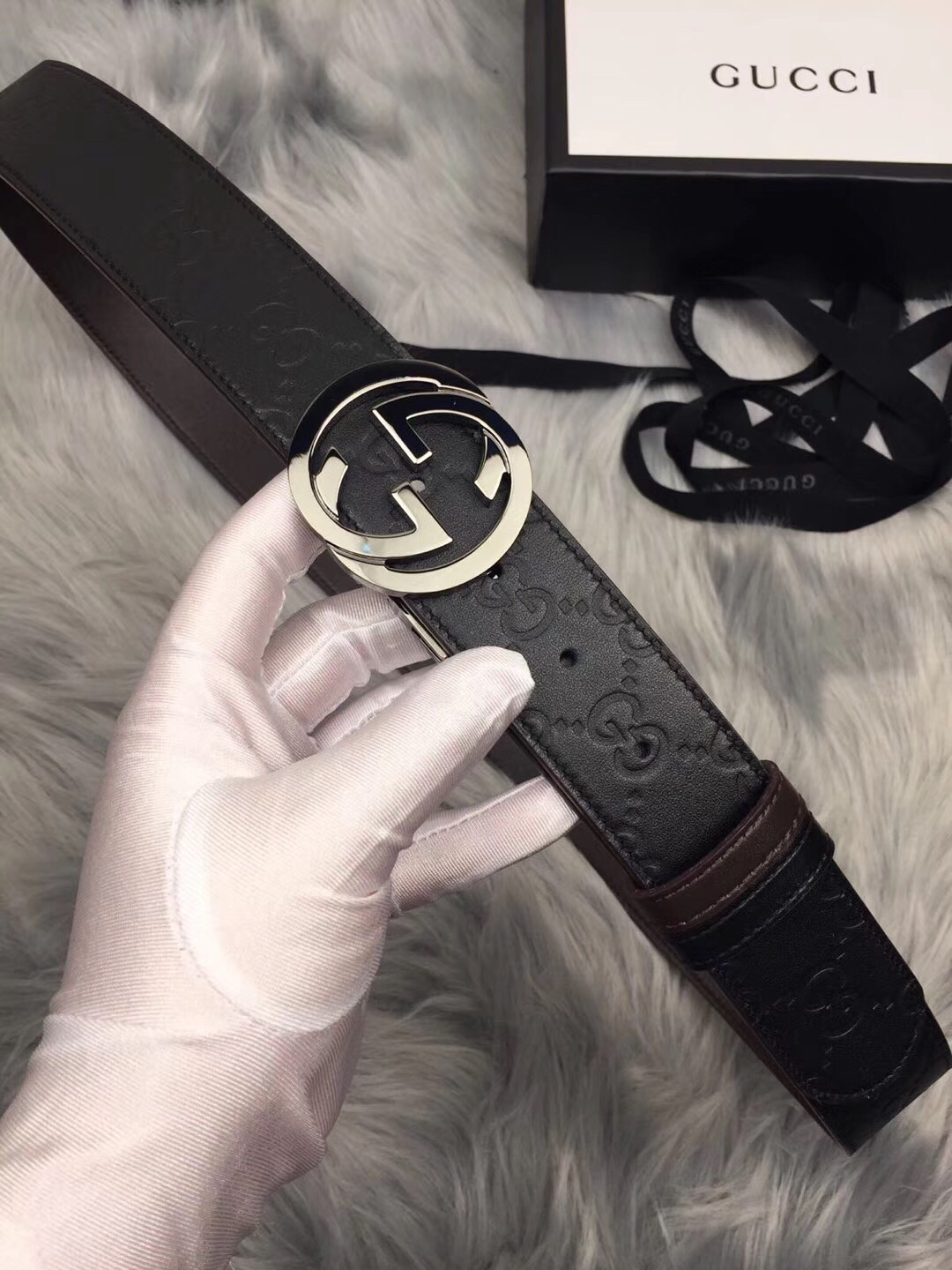 2019 New Cheap 3.8cm Width Gucci Belts # 203004