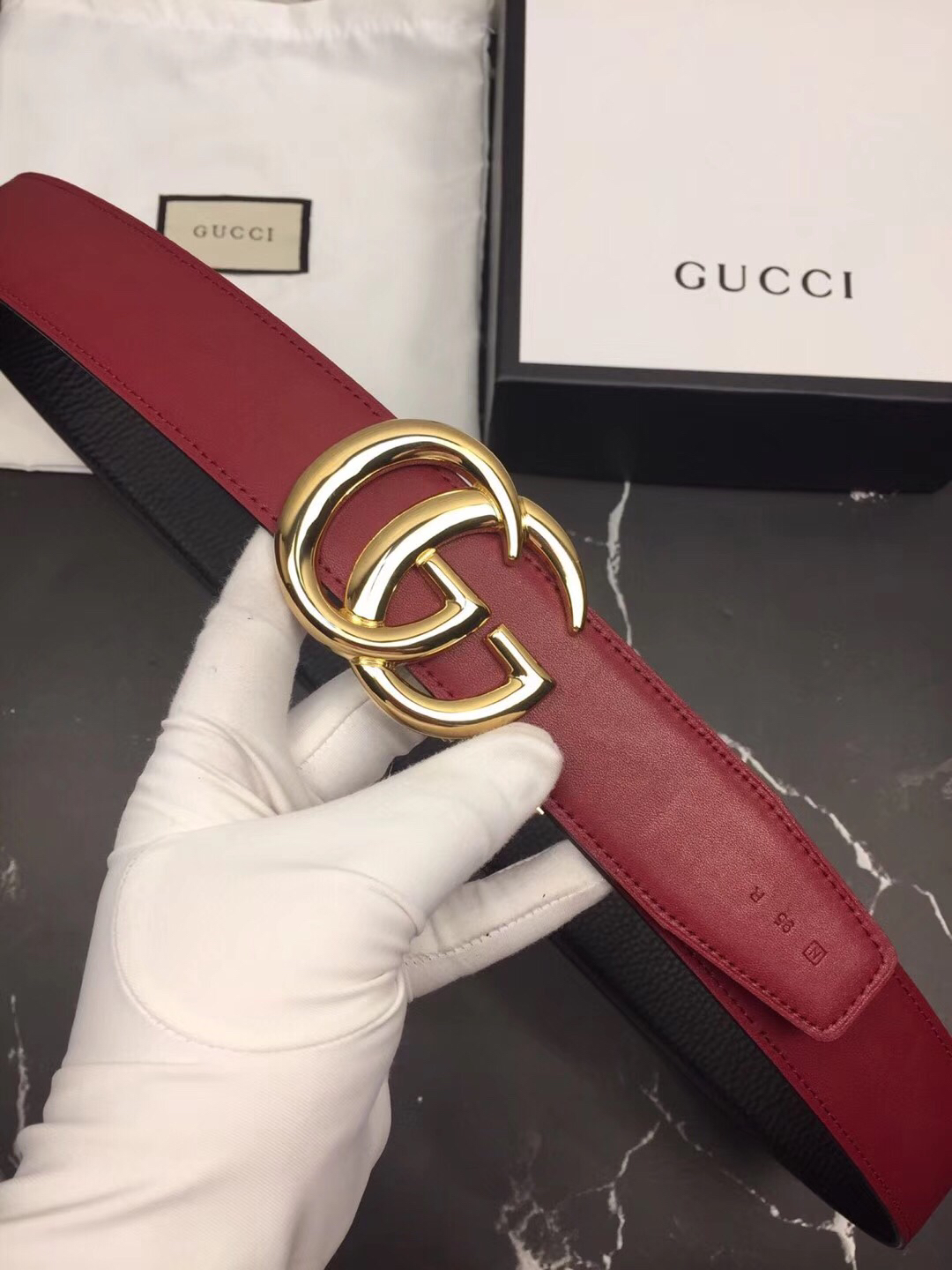 2019 New Cheap 3.8cm Width Gucci Belts # 203005
