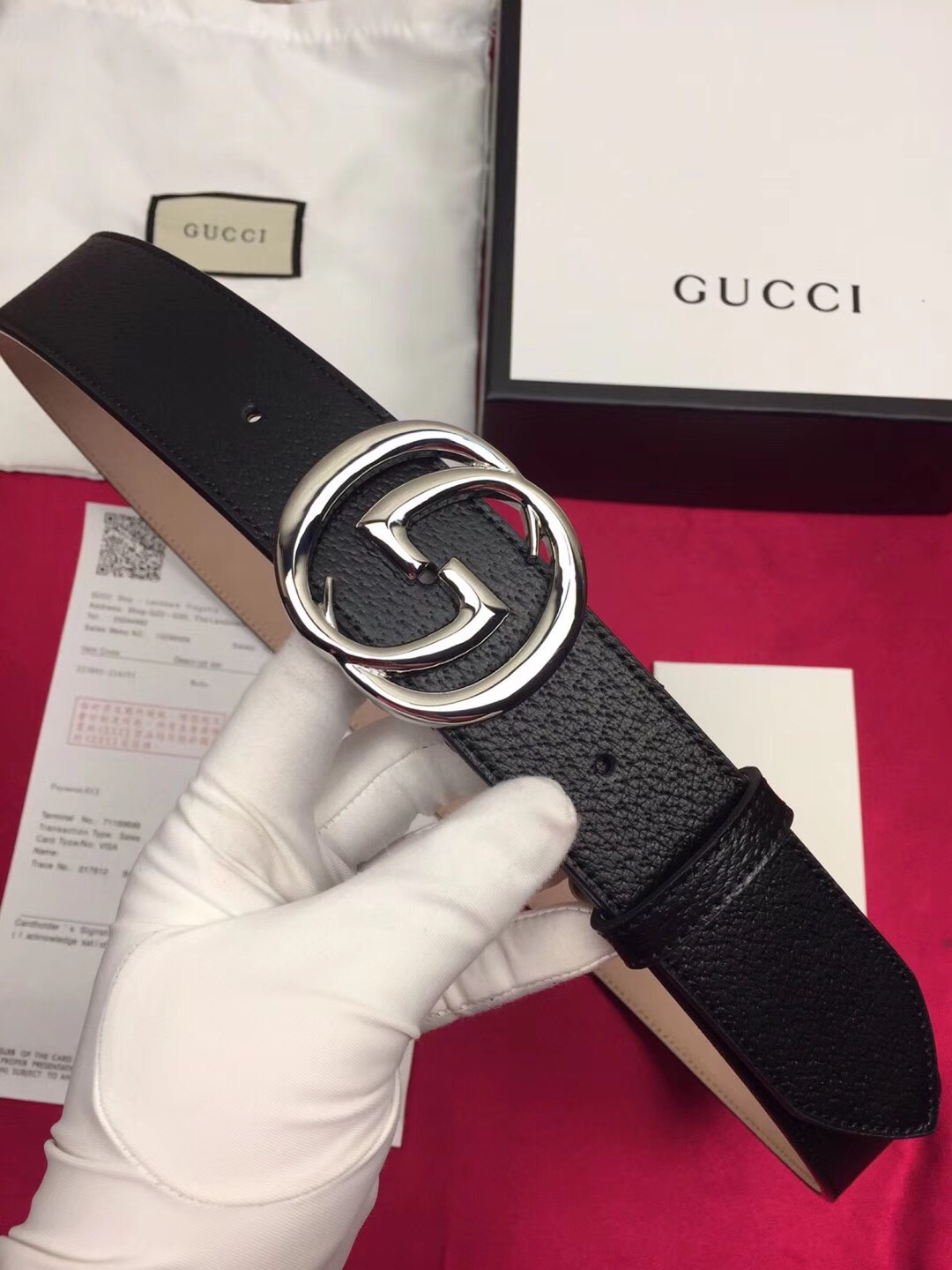 2019 New Cheap 3.8cm Width Gucci Belts # 203008