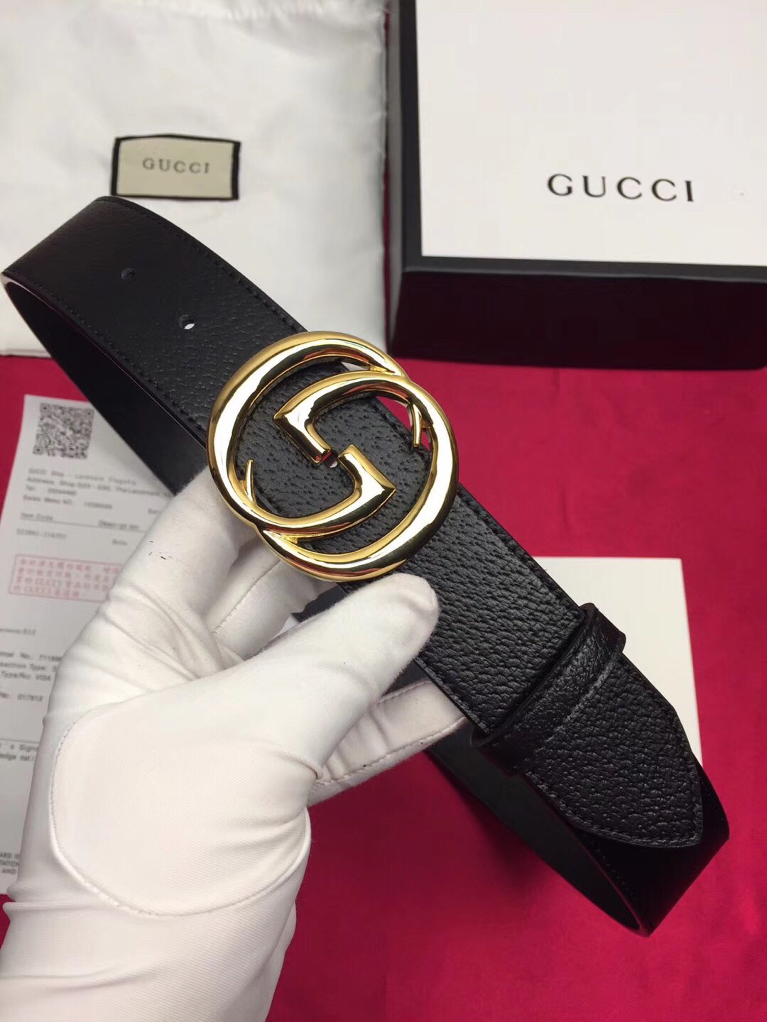 2019 New Cheap 3.8cm Width Gucci Belts # 203009