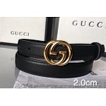 2019 New Cheap 2.0 cm Width Gucci Belts For Women # 202829