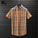 2019 New Cheap Burberry Short Sleeved Shirts For Men # 206770, cheap For Men