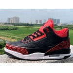 Cheap 2019 Air Jordan Retro 3 X Supreme Sneakers For Men in 208295, cheap Jordan3