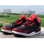 Cheap 2019 Air Jordan Retro 3 X Supreme Sneakers For Men in 208295, cheap Jordan3