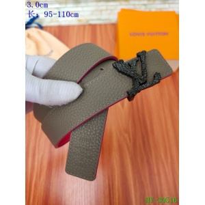 $45.00,2020 Cheap Louis Vuitton 3.0 cm Width Belts # 217750