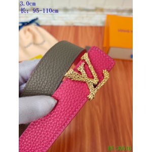 $45.00,2020 Cheap Louis Vuitton 3.0 cm Width Belts # 217751