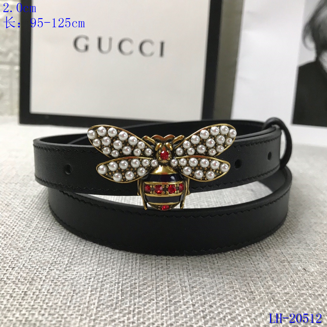 2020 Cheap Gucci 2.0 Width Belts # 217674