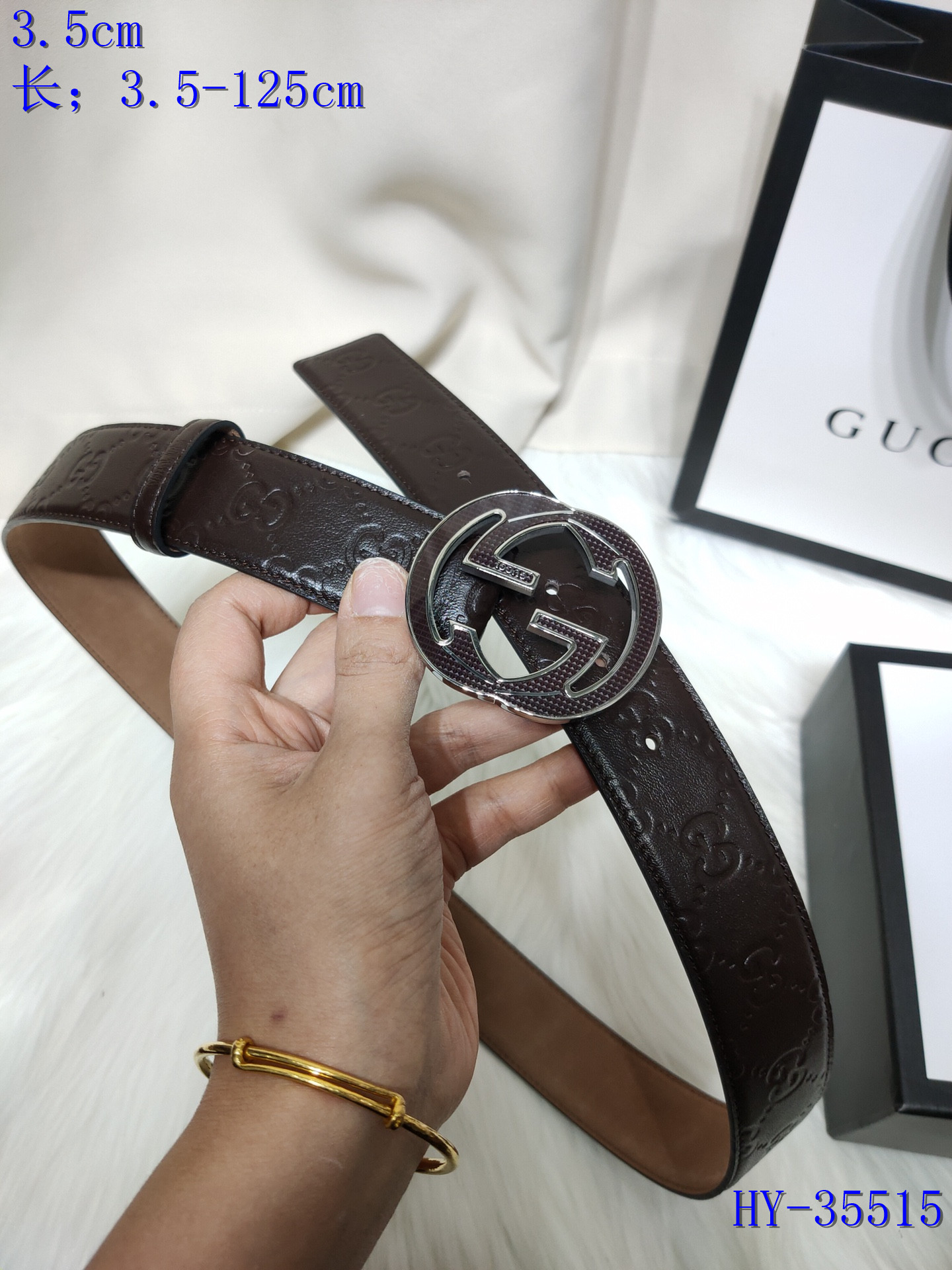 2020 Cheap Gucci 3.5 cm Width Belts # 217686
