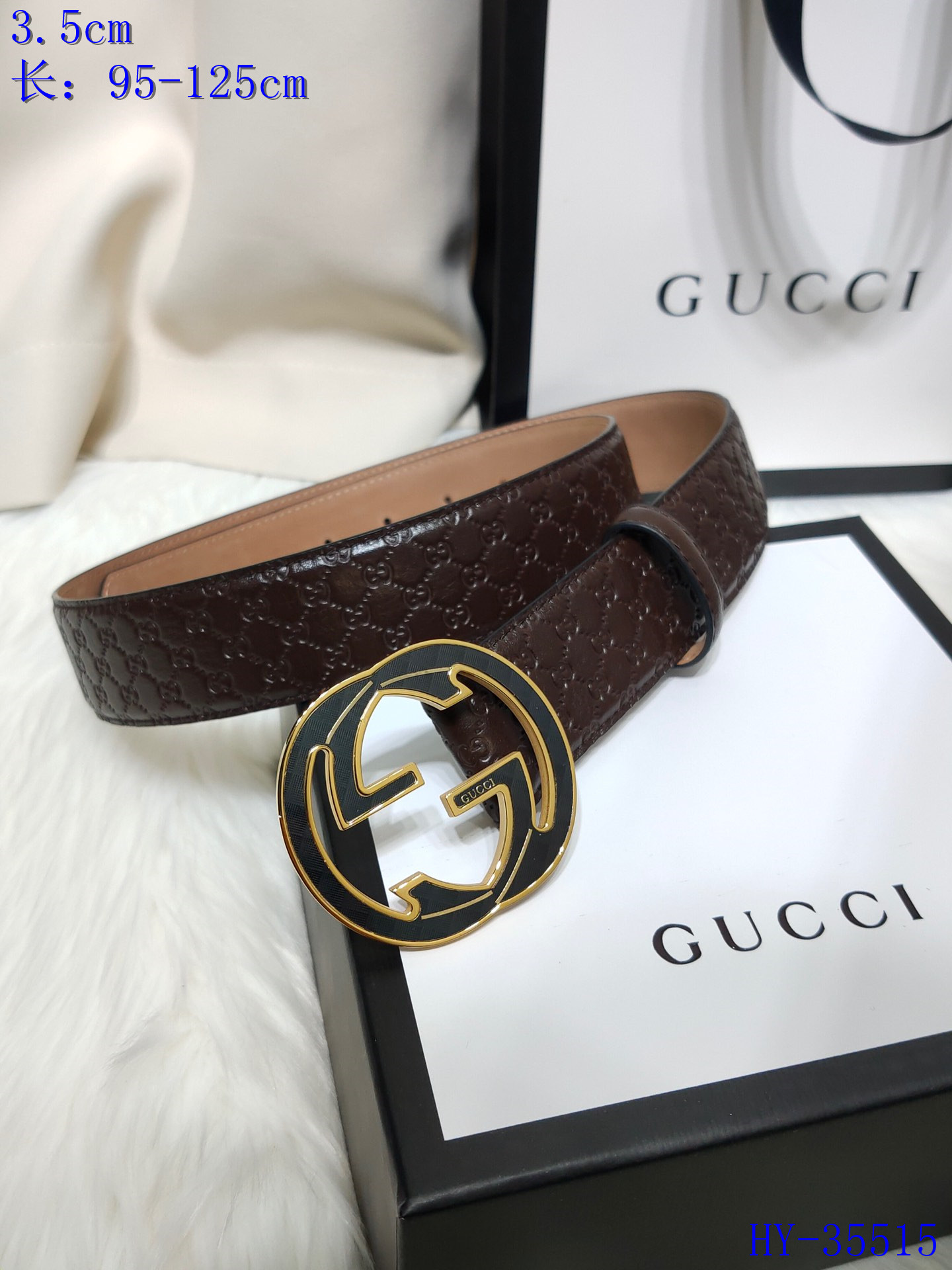2020 Cheap Gucci 3.5 cm Width Belts # 217688