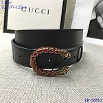 2020 Cheap Gucci 3.0 Width Belts # 217677, cheap Gucci Belts