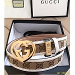 2020 Cheap Gucci 3.8 cm Width Belts # 217713, cheap Gucci Belts