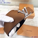 2020 Cheap Louis Vuitton 3.0 cm Width Belts # 217742