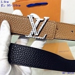 2020 Cheap Louis Vuitton 3.0 cm Width Belts # 217742, cheap LouisVuitton Belts