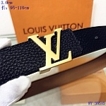 2020 Cheap Louis Vuitton 3.0 cm Width Belts # 217743, cheap LouisVuitton Belts