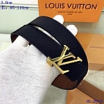 2020 Cheap Louis Vuitton 3.0 cm Width Belts # 217743, cheap LouisVuitton Belts