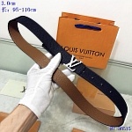 2020 Cheap Louis Vuitton 3.0 cm Width Belts # 217744, cheap LouisVuitton Belts
