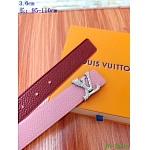 2020 Cheap Louis Vuitton 3.0 cm Width Belts # 217745, cheap LouisVuitton Belts