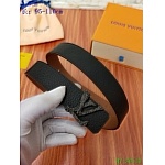 2020 Cheap Louis Vuitton 3.0 cm Width Belts # 217747, cheap LouisVuitton Belts