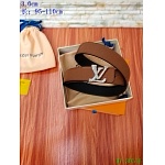 2020 Cheap Louis Vuitton 3.0 cm Width Belts # 217749, cheap LouisVuitton Belts