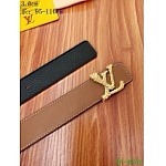 2020 Cheap Louis Vuitton 3.0 cm Width Belts # 217752, cheap LouisVuitton Belts