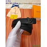 2020 Cheap Louis Vuitton 3.0 cm Width Belts # 217753, cheap LouisVuitton Belts