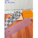 2020 Cheap Louis Vuitton 3.0 cm Width Belts # 217757, cheap LouisVuitton Belts