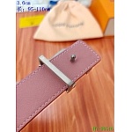 2020 Cheap Louis Vuitton 3.0 cm Width Belts # 217757, cheap LouisVuitton Belts