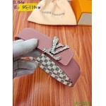 2020 Cheap Louis Vuitton 3.0 cm Width Belts # 217757, cheap LouisVuitton Belts