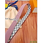 2020 Cheap Louis Vuitton 3.0 cm Width Belts # 217757, cheap LouisVuitton Belts