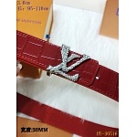 2020 Cheap Louis Vuitton 3.0 cm Width Belts # 217759, cheap LouisVuitton Belts