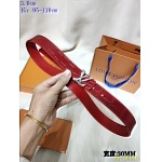 2020 Cheap Louis Vuitton 3.0 cm Width Belts # 217760, cheap LouisVuitton Belts