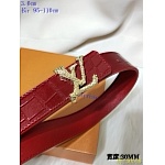 2020 Cheap Louis Vuitton 3.0 cm Width Belts # 217760, cheap LouisVuitton Belts