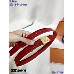 2020 Cheap Louis Vuitton 3.0 cm Width Belts # 217761, cheap LouisVuitton Belts