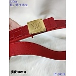 2020 Cheap Louis Vuitton 3.0 cm Width Belts # 217761, cheap LouisVuitton Belts