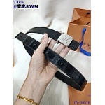 2020 Cheap Louis Vuitton 3.0 cm Width Belts # 217762, cheap LouisVuitton Belts