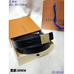 2020 Cheap Louis Vuitton 3.0 cm Width Belts # 217763, cheap LouisVuitton Belts