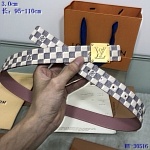 2020 Cheap Louis Vuitton 3.0 cm Width Belts # 217764, cheap LouisVuitton Belts