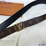 2020 Cheap Louis Vuitton 3.5 cm Width Belts # 217781, cheap LouisVuitton Belts