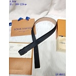 2020 Cheap Louis Vuitton 4.0 cm Width Belts # 217793, cheap LouisVuitton Belts