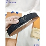 2020 Cheap Louis Vuitton 4.0 cm Width Belts # 217793, cheap LouisVuitton Belts