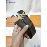 2020 Cheap Louis Vuitton 4.0 cm Width Belts # 217795, cheap LouisVuitton Belts